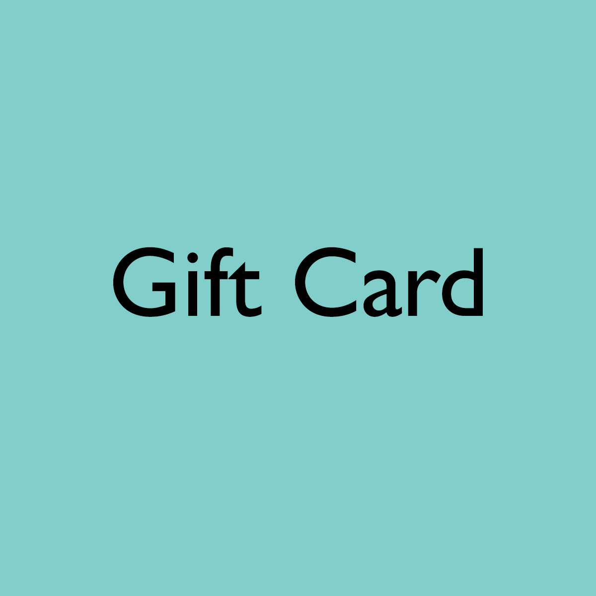 Print Gift Card